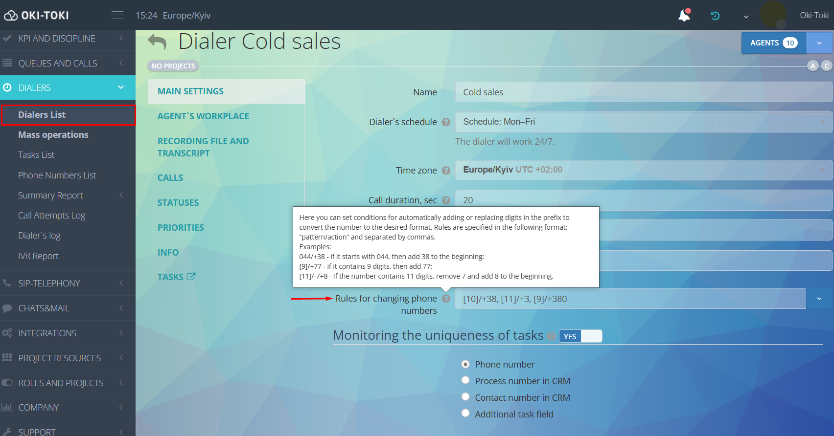 Otomatik Aramada Dönüşüm