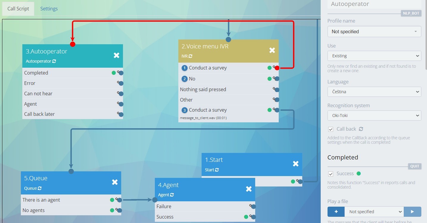 Contestador automático Oki-Toki