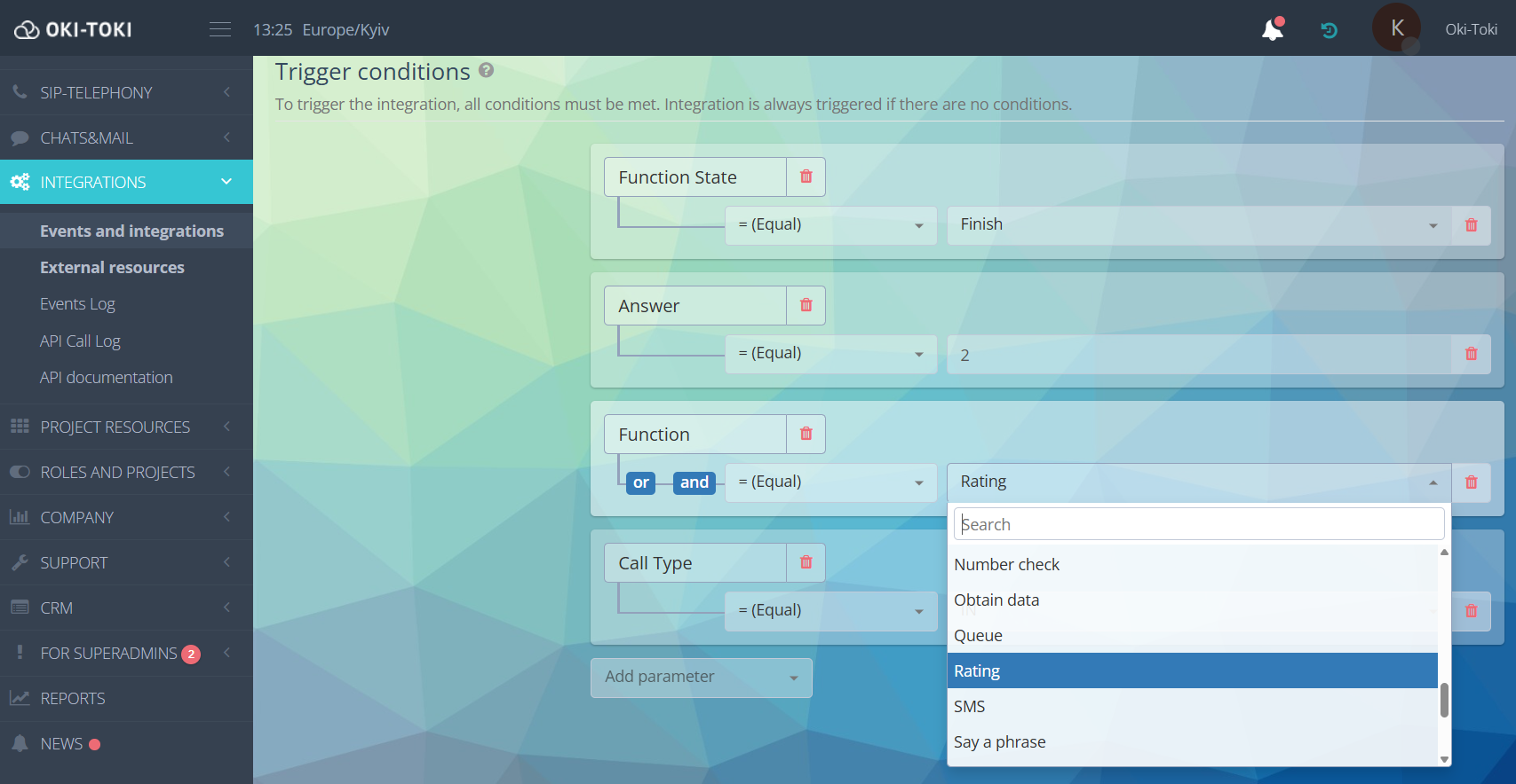 Koşulların Ayarlanması
